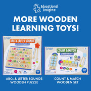 Educational Insights - PATTERN & SEQUENCING WOODEN BOARD - Limolin 