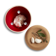 Emile Henry Garlic Pot 14.6x13.5cm, 1L - Limolin 