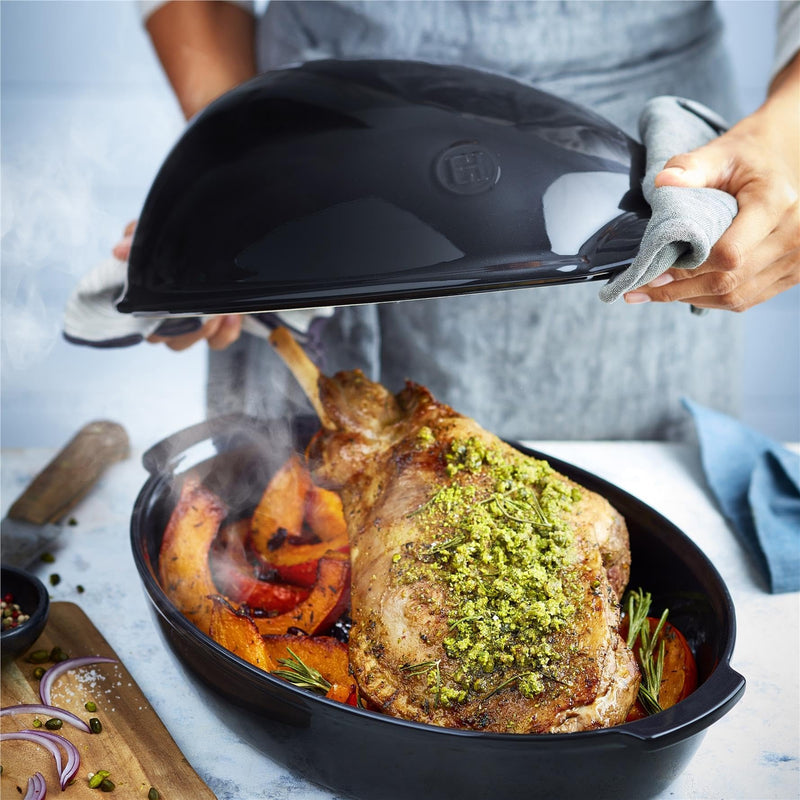 Emile Henry Large Roaster 41.5x27.5cm - Limolin 