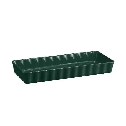 Emile Henry Slim Rectangular Tart Dish 36.5x15x5cm, 1.3L - Limolin 