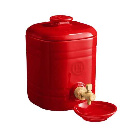 Emile Henry Vinegar Pot, 15.4x15.4x20.7cm, 2L - Limolin 