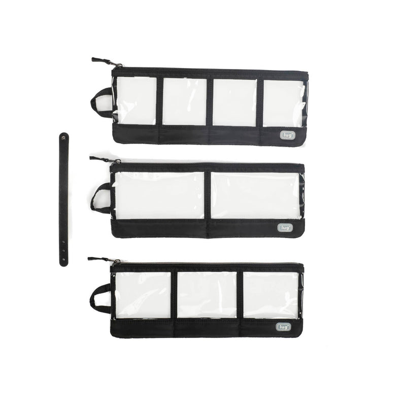 LUG - Envelope 3PC Clearview Zip Organizers