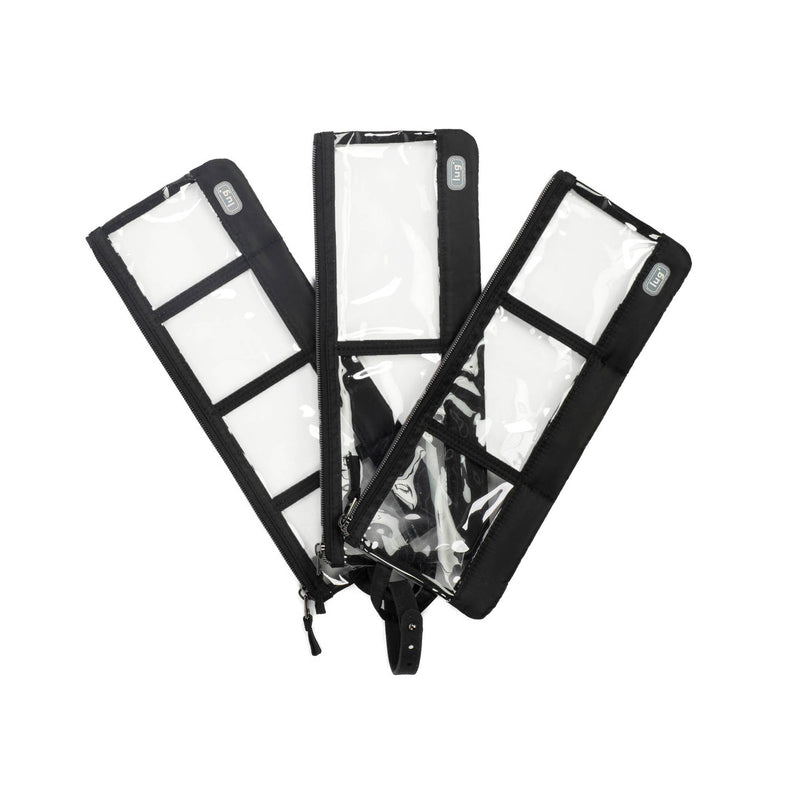 LUG - Envelope 3PC Clearview Zip Organizers