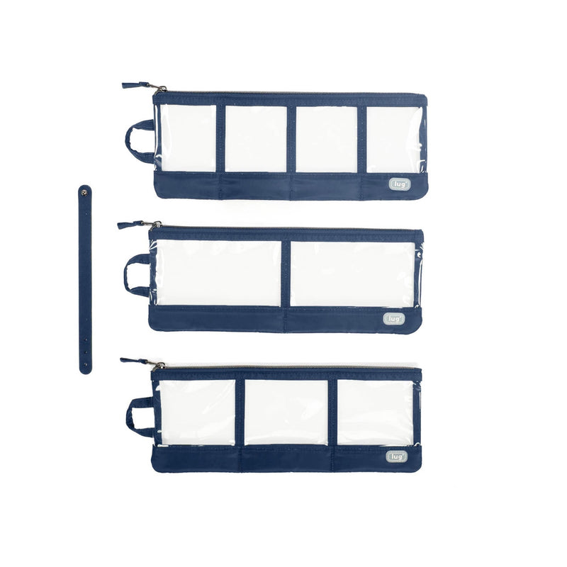 LUG - Envelope 3PC Clearview Zip Organizers