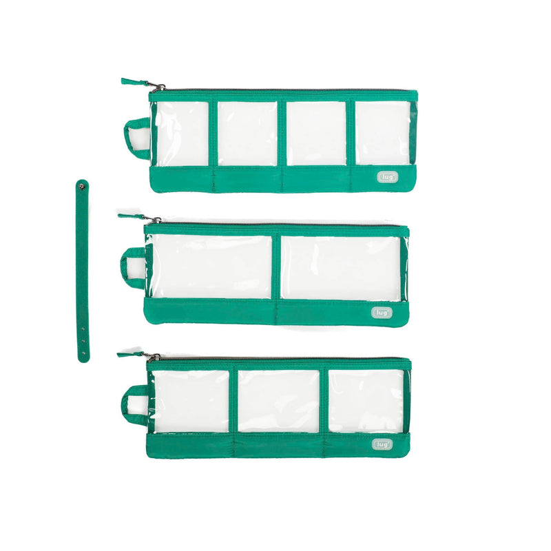 LUG - Envelope 3PC Clearview Zip Organizers