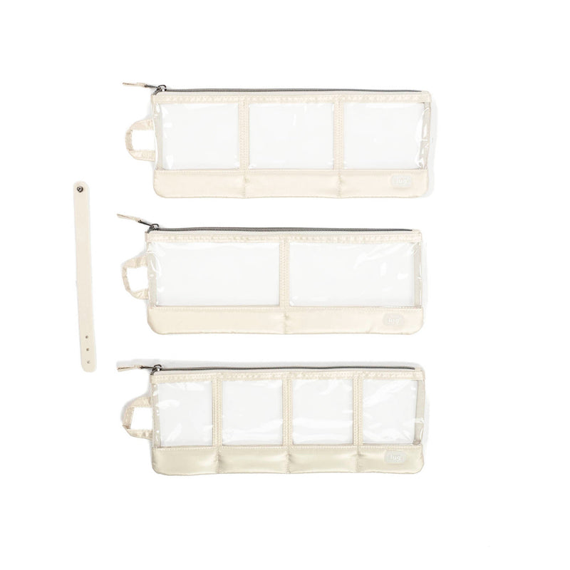 LUG - Envelope 3PC Clearview Zip Organizers