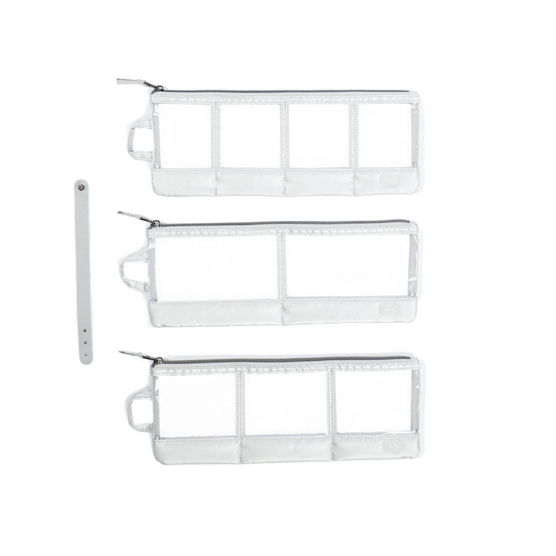 LUG - Envelope 3PC Clearview Zip Organizers
