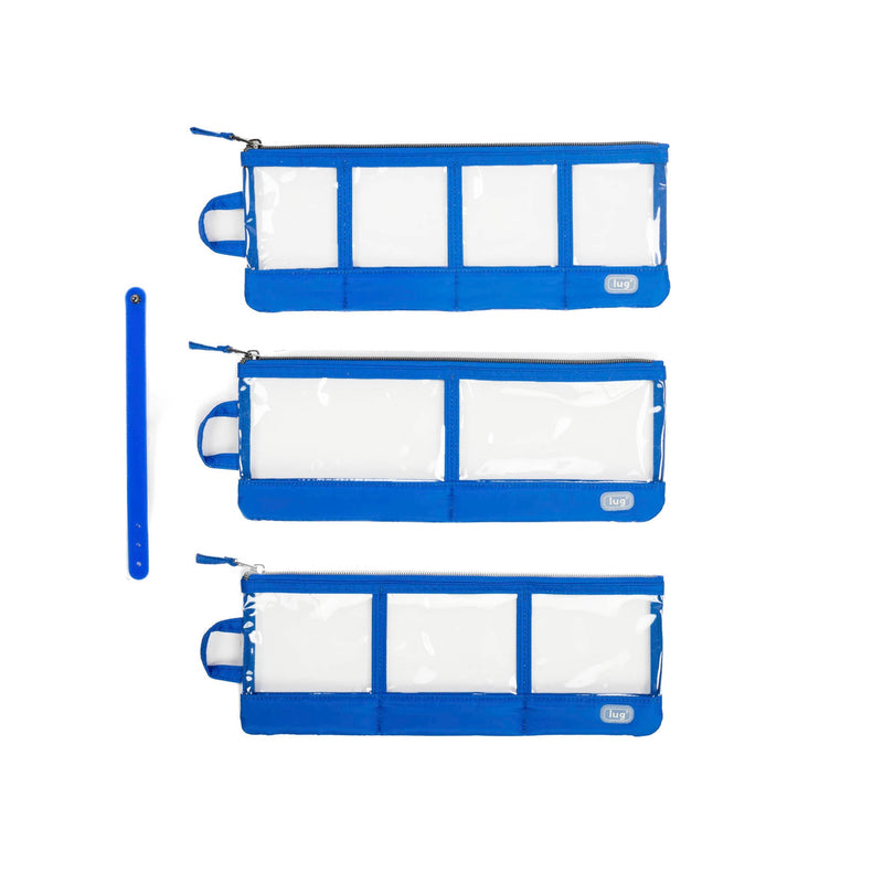 LUG - Envelope 3PC Clearview Zip Organizers