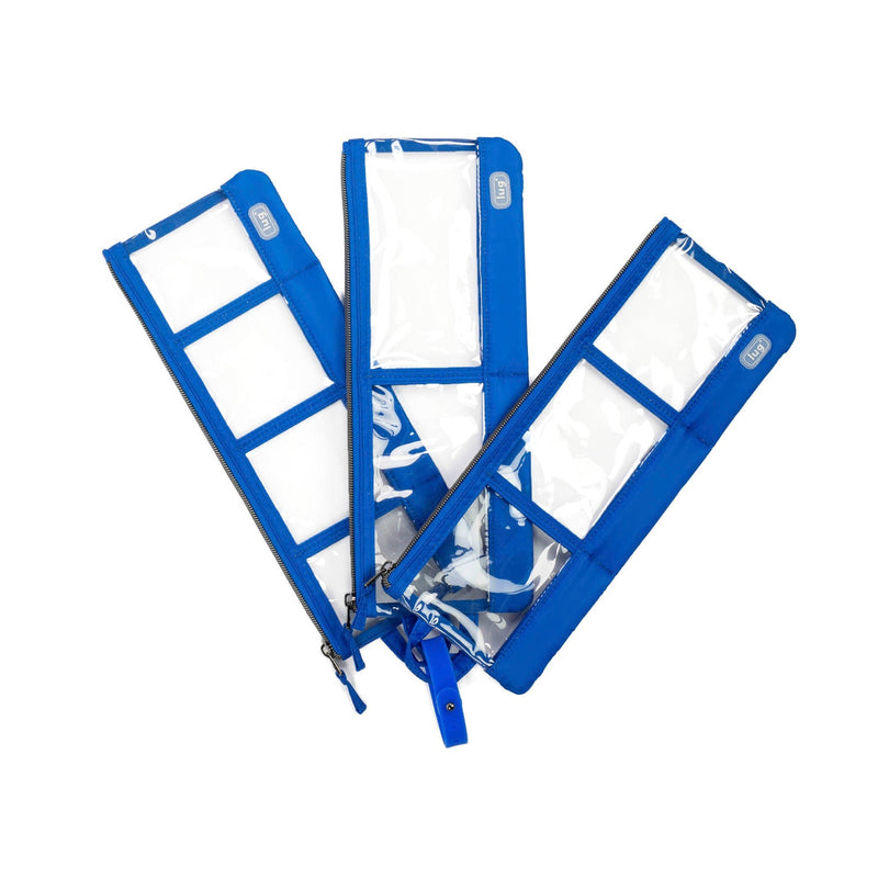 LUG - Envelope 3PC Clearview Zip Organizers