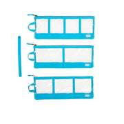 LUG - Envelope 3PC Clearview Zip Organizers