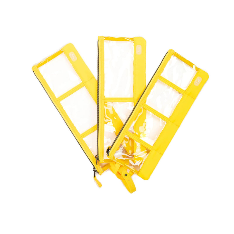 LUG - Envelope 3PC Clearview Zip Organizers