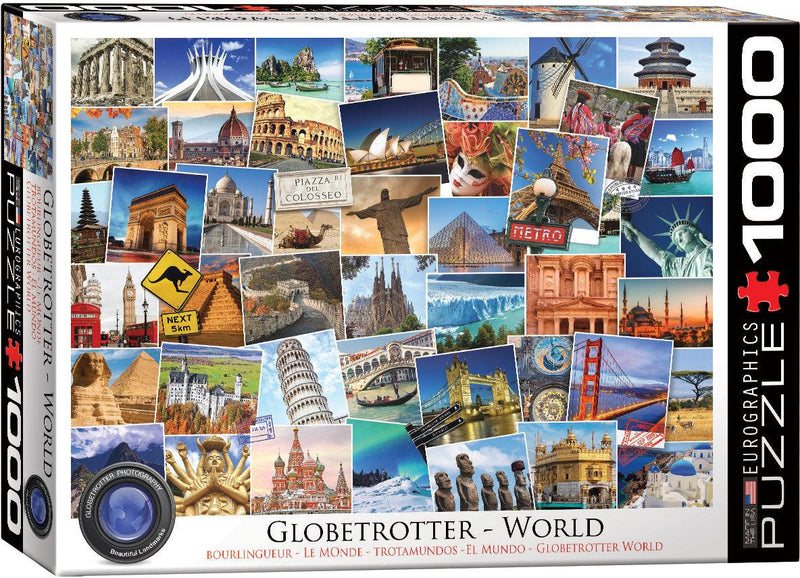 Eurographics - World - Globetrotter (1000-Piece Puzzle) - Limolin 
