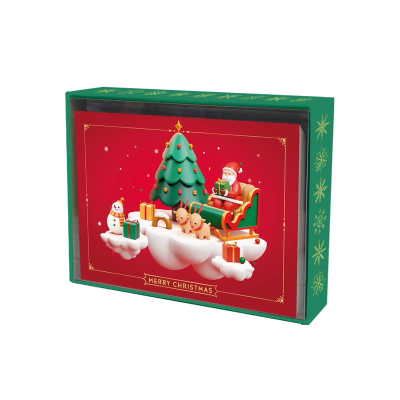 X-MAS CARD SET/ 20: WITH SANTA
