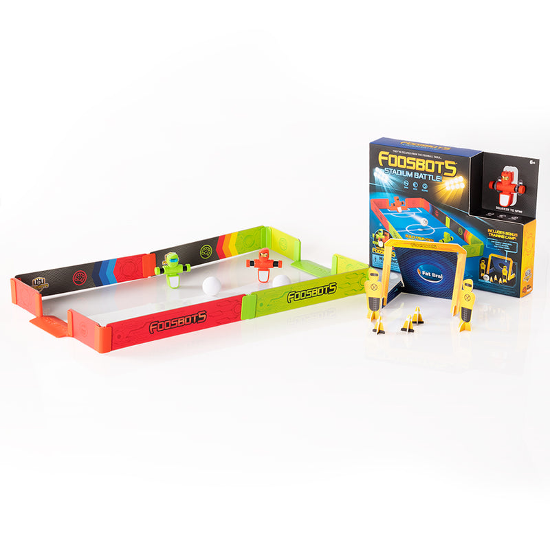 Fat Brain Toys - Foosbots Stadium Battle Set - Limolin 