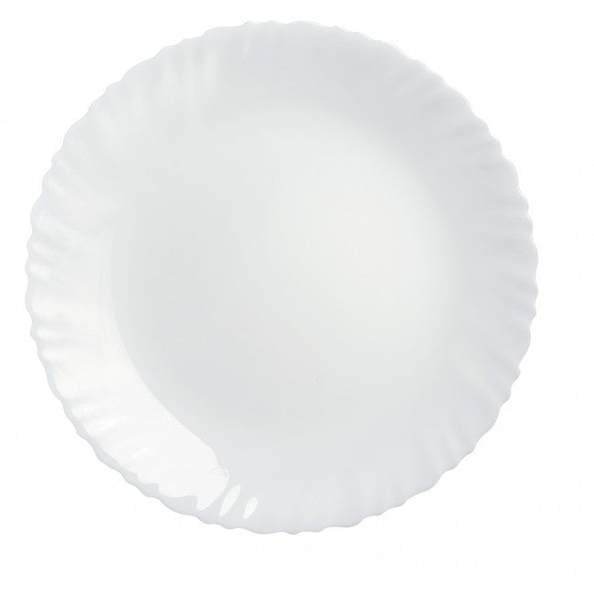 Luminarc – Feston White Dinner Plate – 27 cm – product view
