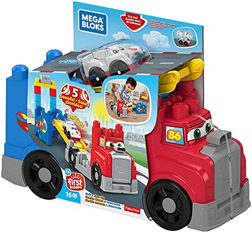 Fisher-Price - Price - Build & Race Rig Preschool Racing Themed Building Block Set - Limolin 
