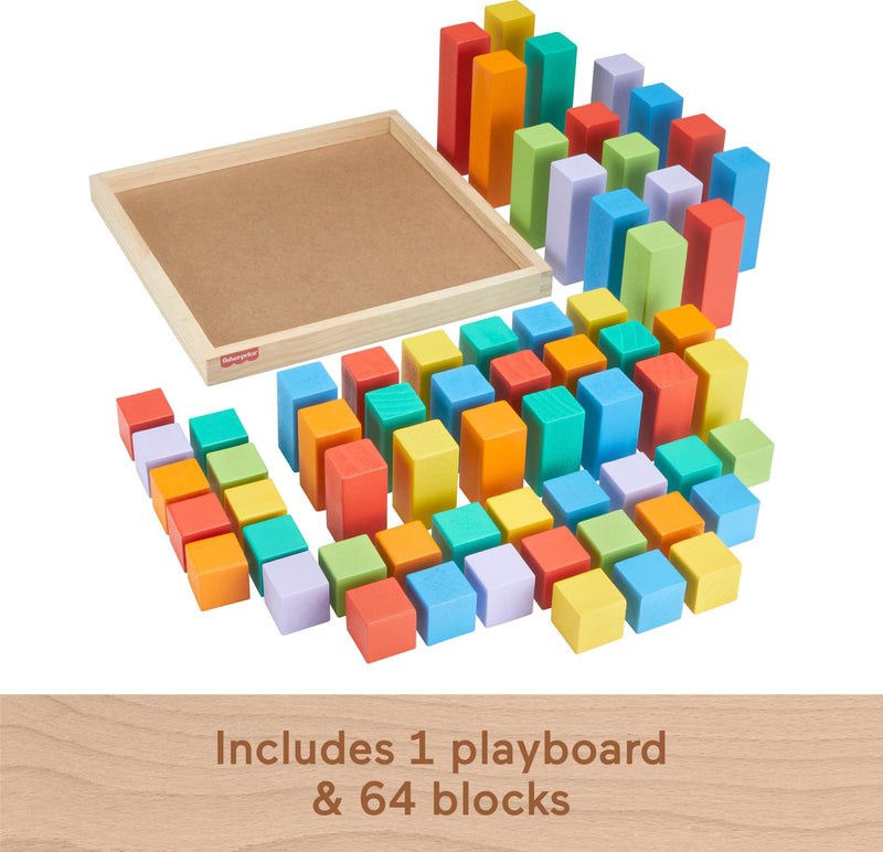 Fisher-Price - Price - Wood - Blocks Pyramid - Limolin 