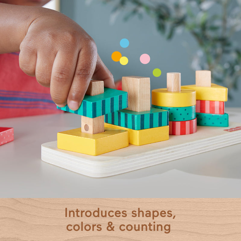 Fisher-Price - Price - Wood - Shape Stacker - Limolin 