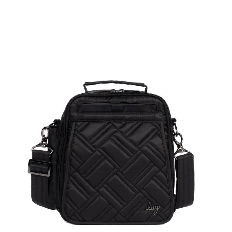 LUG - Flapper SE Convertible Crossbody Bag - BLACK - colour view