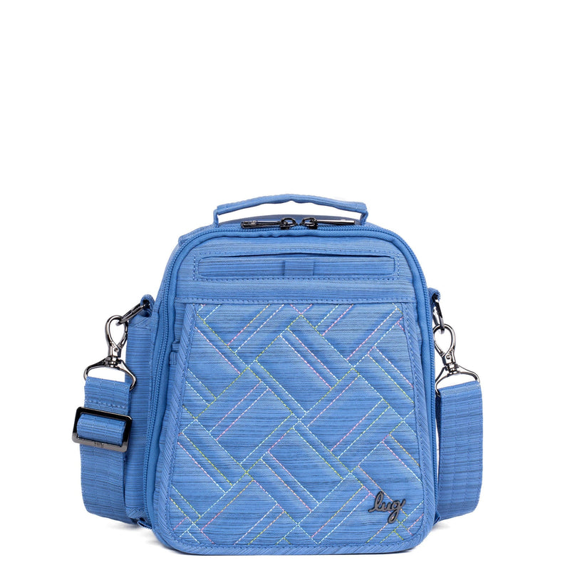 LUG - Flapper SE Convertible Crossbody Bag - BRUSHED MARINA ICEPOP STITCH - colour view