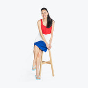 LUG - Flare Colorblock Dress