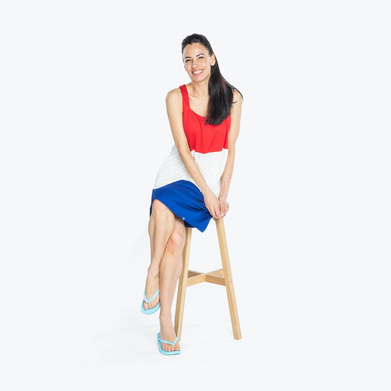 LUG - Flare Colorblock Dress