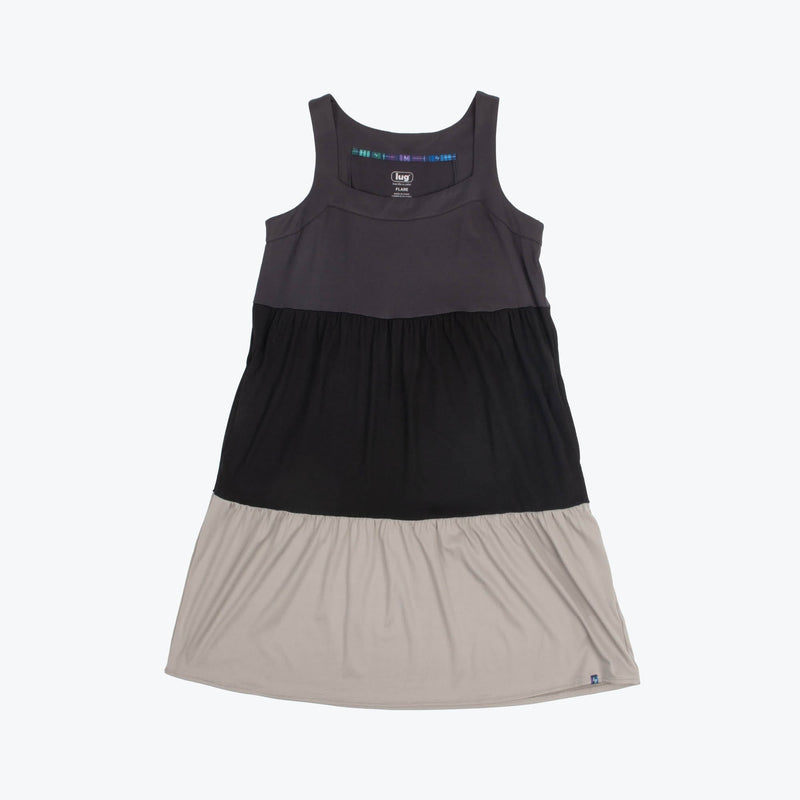 LUG - Flare Colorblock Dress