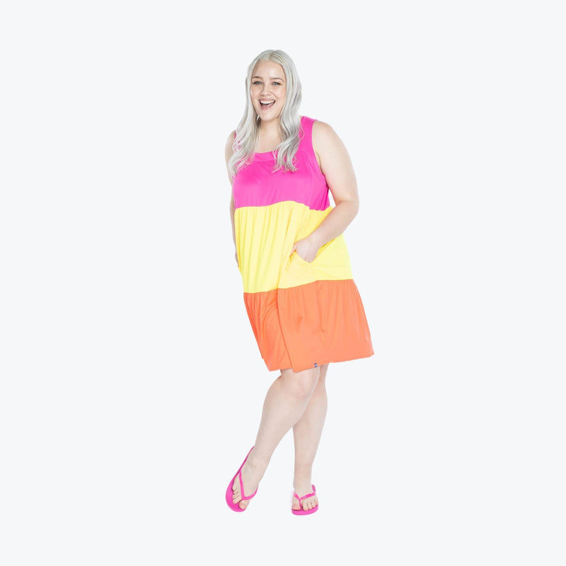 LUG - Robe Colorblock Flare