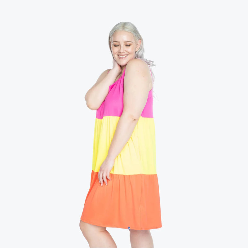 LUG - Robe Colorblock Flare