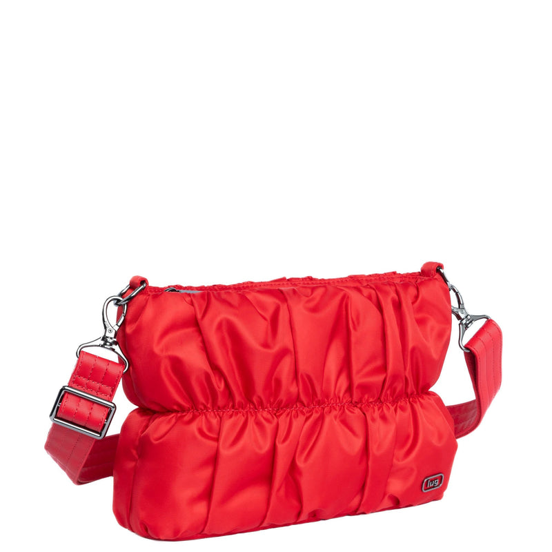 LUG - Flounce Ruched Crossbody Bag