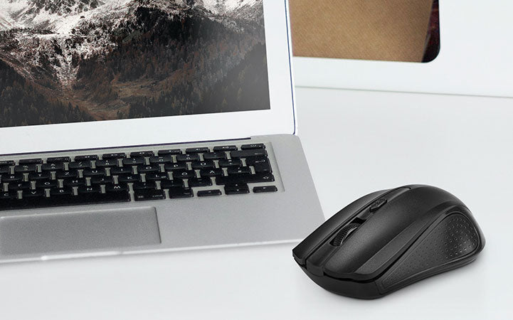 Xtech - Souris sans fil Galos 4 boutons Nano dongle (XTM - 310) (Noir)