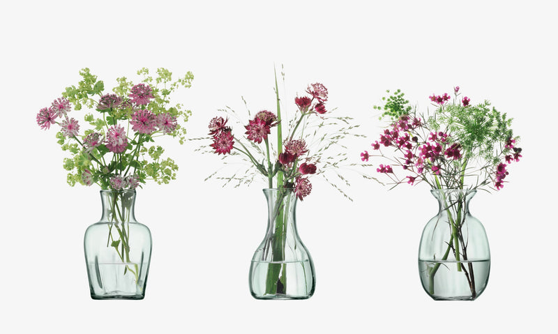 LSA - Mia - Mini Vase Trio (Set of 3) | H11 cm - detail or setting view