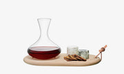 LSA - Wine Culture - Carafe with Oak Cheese Board Set | 1.4 L - detail or setting view