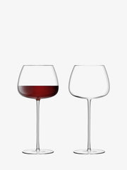 LSA - Wine Culture - Wine Balloon Glasses (Set of 2) | 590 mL - detail or setting view