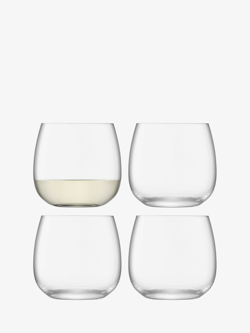 LSA - Borough - Stemless Glasses (Set of 4) | 370 mL