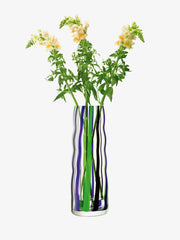 LSA - Folk - Vase | H42 cm - Black / Blue / Green - detail or setting view