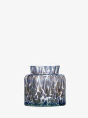 LSA - Sea Glass - Tealight Holder / Vase | H8 cm - Ocean Blues - detail or setting view