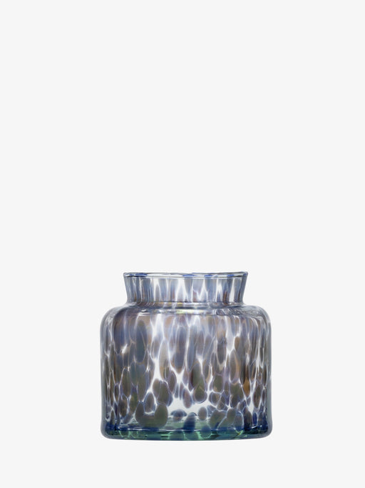 LSA - Sea Glass - Tealight Holder / Vase | H8 cm - Ocean Blues - detail or setting view
