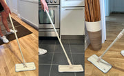 GREENER CLEANER - Telescopic Handle Microfibre Mop - Limolin 