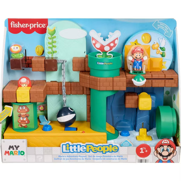 Fisher-Price - LITTLE PEOPLE - COFFRET DE JEU SUPER MARIO AVENTURE