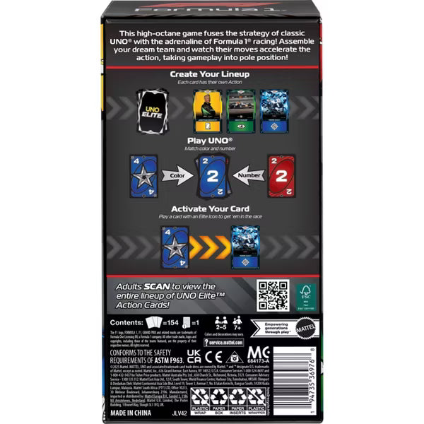 UNO Elite - Formula 1 Core Edition Starter Pack