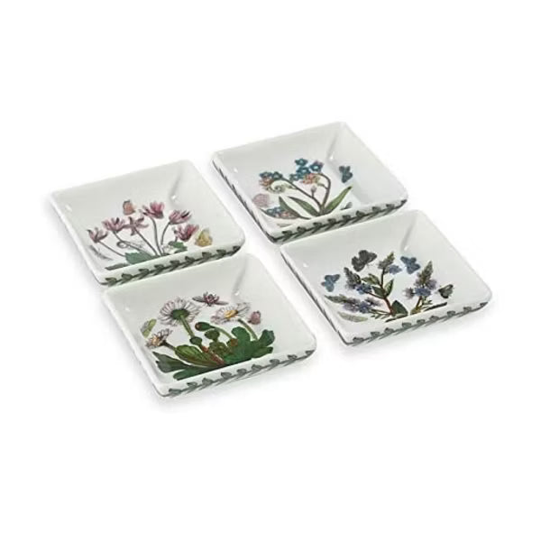 Portmeirion - Botanic Garden - Coupelle carrée - Lot de 4 | 7,6 cm