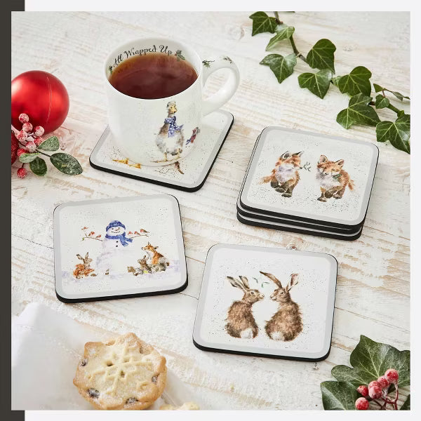 Pimpernel - Wrendale DESIGNS - XMAS (Set of 6) 4 × 4 in CSTR
