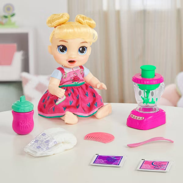 Baby Alive - Poupée Harper Hugs, douce smoothie