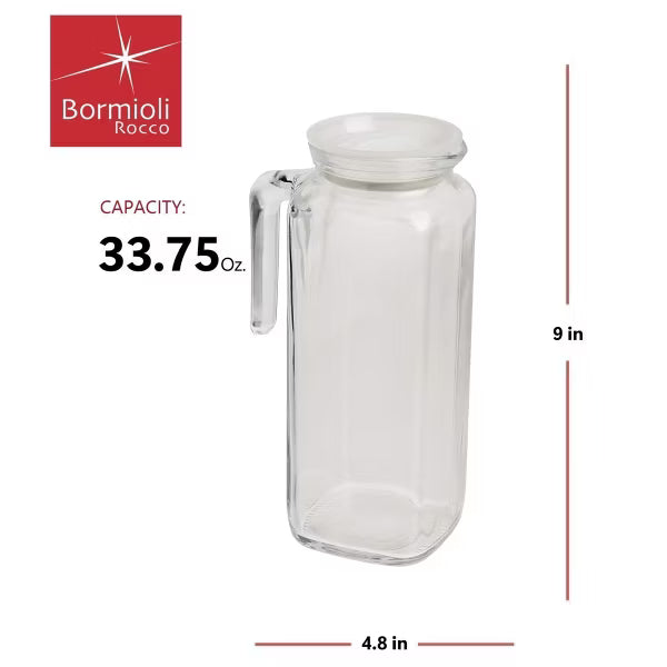 Bormioli Rocco - Pichet Frigoverre Classic avec Couvercle 1 L