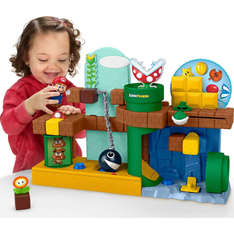 Fisher-Price - LITTLE PEOPLE - COFFRET DE JEU SUPER MARIO AVENTURE