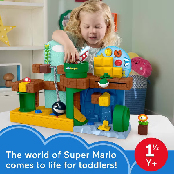 Fisher-Price - LITTLE PEOPLE - COFFRET DE JEU SUPER MARIO AVENTURE