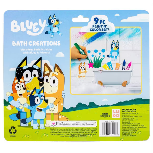 Bluey Creative Bath Coloring