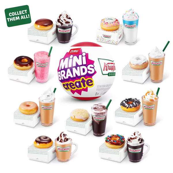ZURU - Mini Marques Krispy Kreme Créer S1 (PAQUET DE 13)