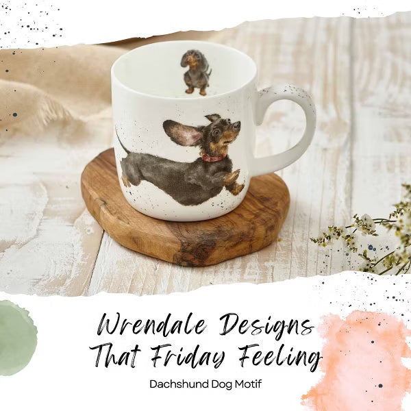 Royal Worcester - Mug 31 cl:Vendredi Sensation - Chien